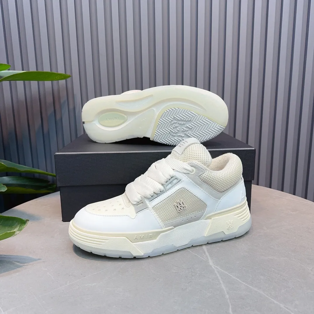 Men's shoes 💰660💰 AMIRI AMIRI trendy brand hot sale 🔥 Available all year round, couples 💑 Official website synchronization Imported fabrics 1⃣️ vs 1⃣️ replica, original factory special original sole, 35-45 (45. non-refundable)